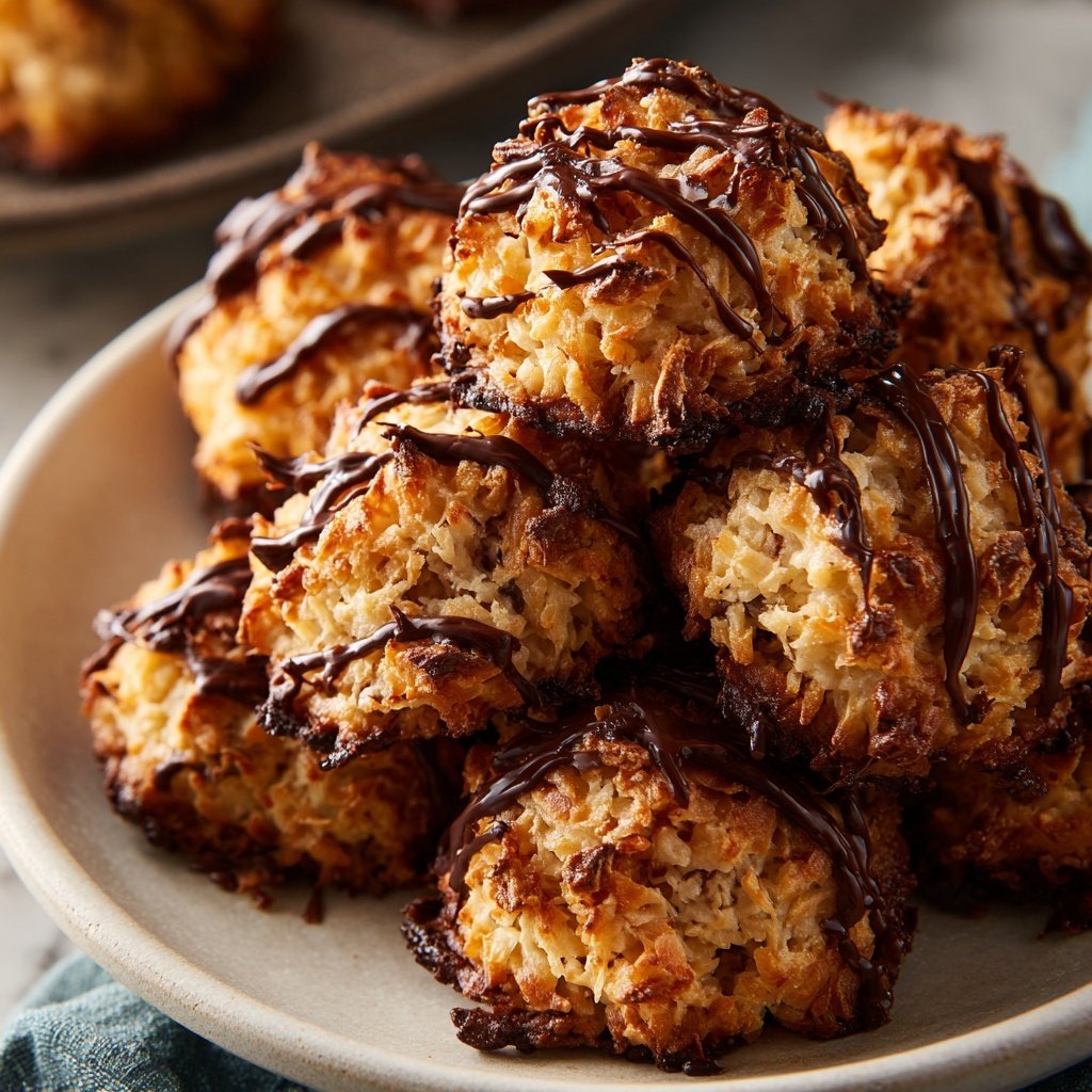 Chocolate Coconut Macaroons