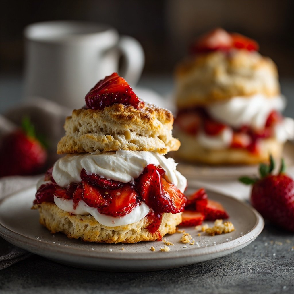 Classic Strawberry Shortcake Biscuits