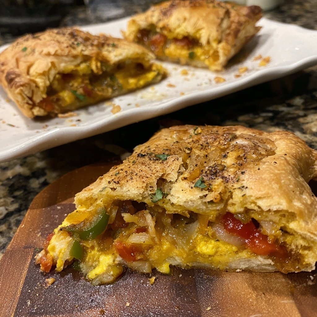 Super Bowl Savory Veggie Puff Squares