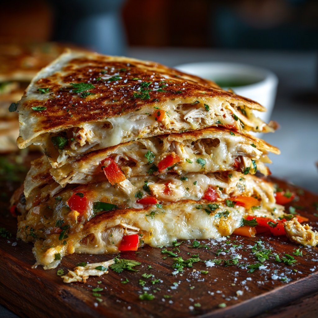Rotisserie Chicken Quesadilla Bake