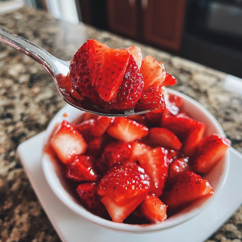 Fresh Strawberry Fruit Salad