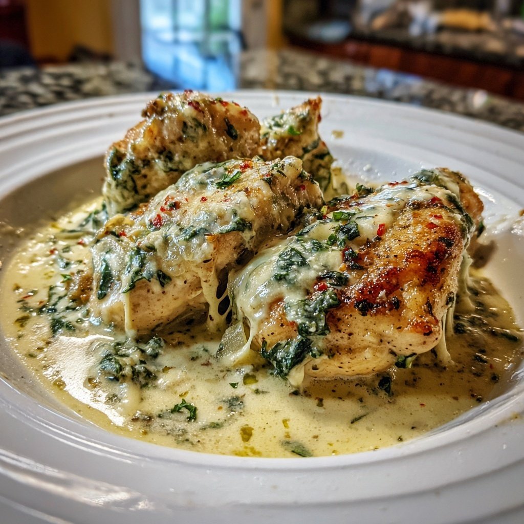 Creamy Spinach Artichoke Chicken