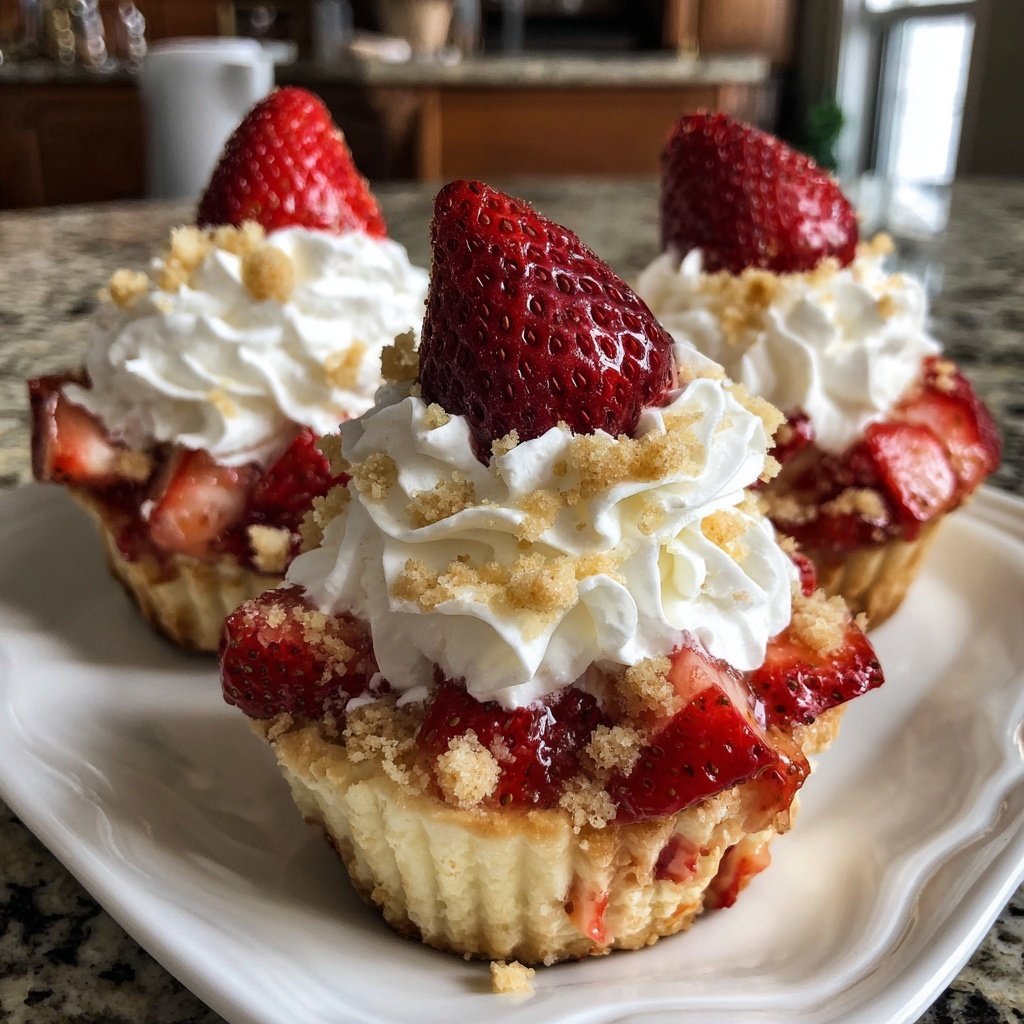 Classic Strawberry Shortcake Cups