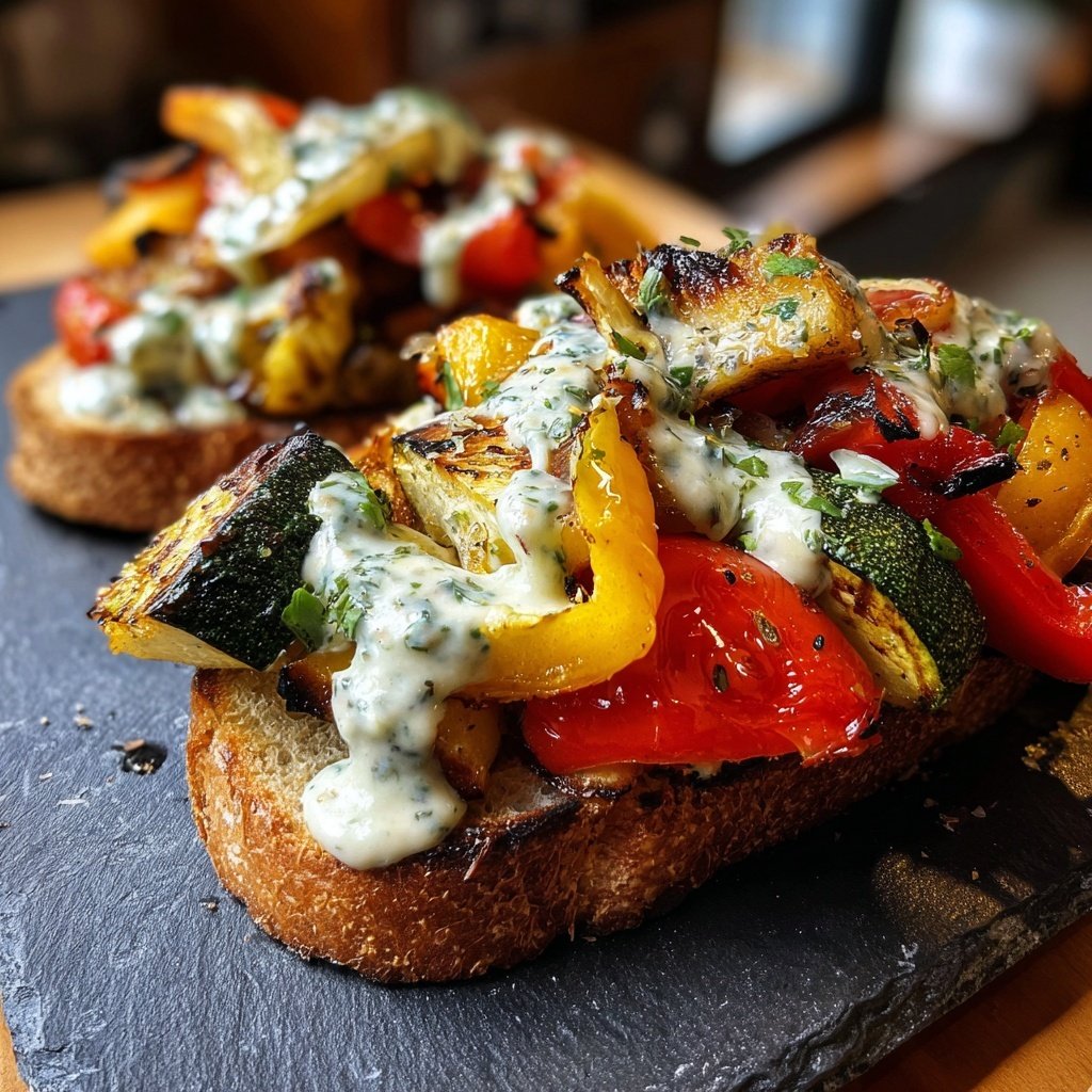 Easy Slider Garlic Herb Veggie Smash