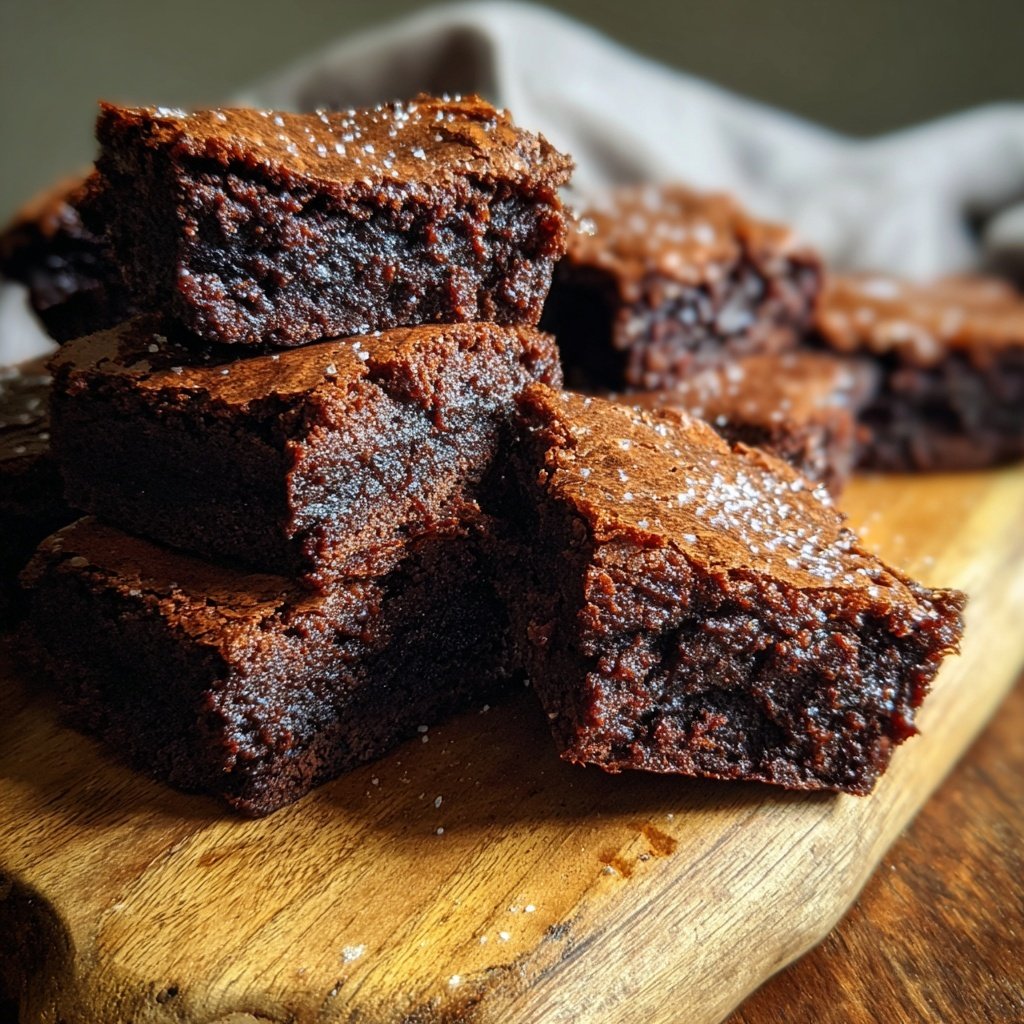 Dark Chocolate Espresso Brownies