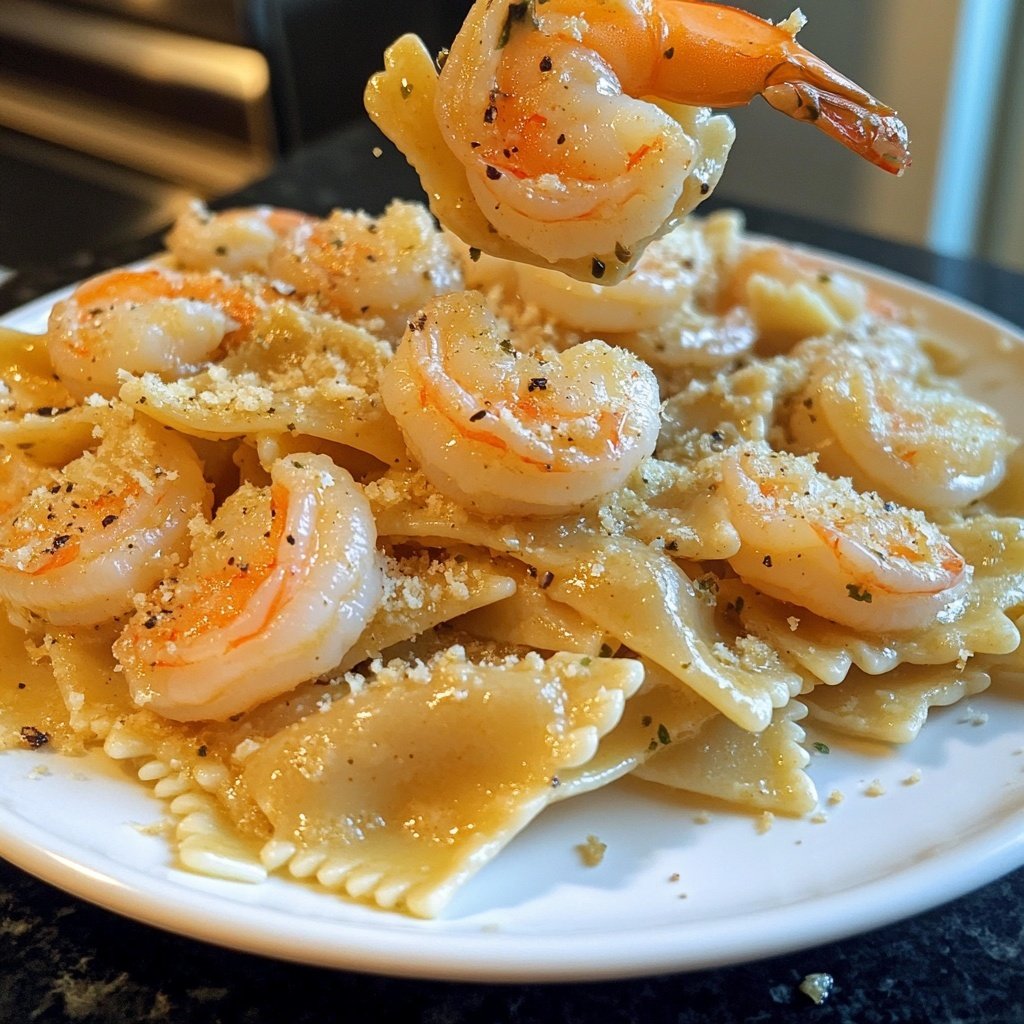 15-Minute Garlic Shrimp Pasta
