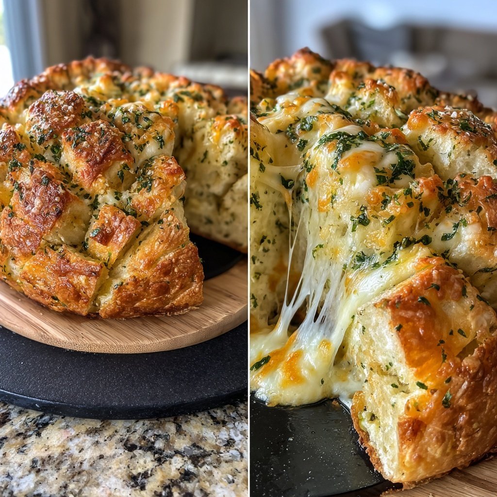 Super Bowl Party Food Cheesy Pull Apart Bread