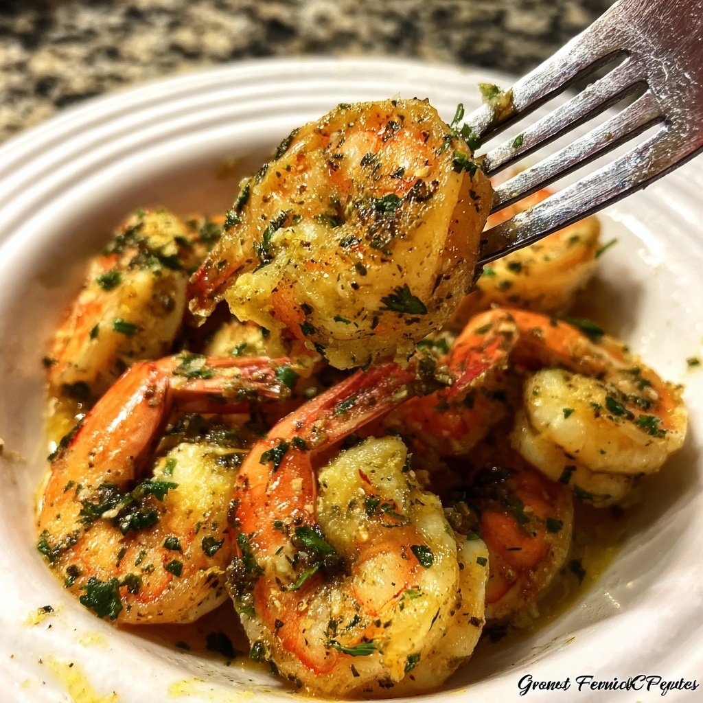 Garlic Butter Shrimp with White Wine
