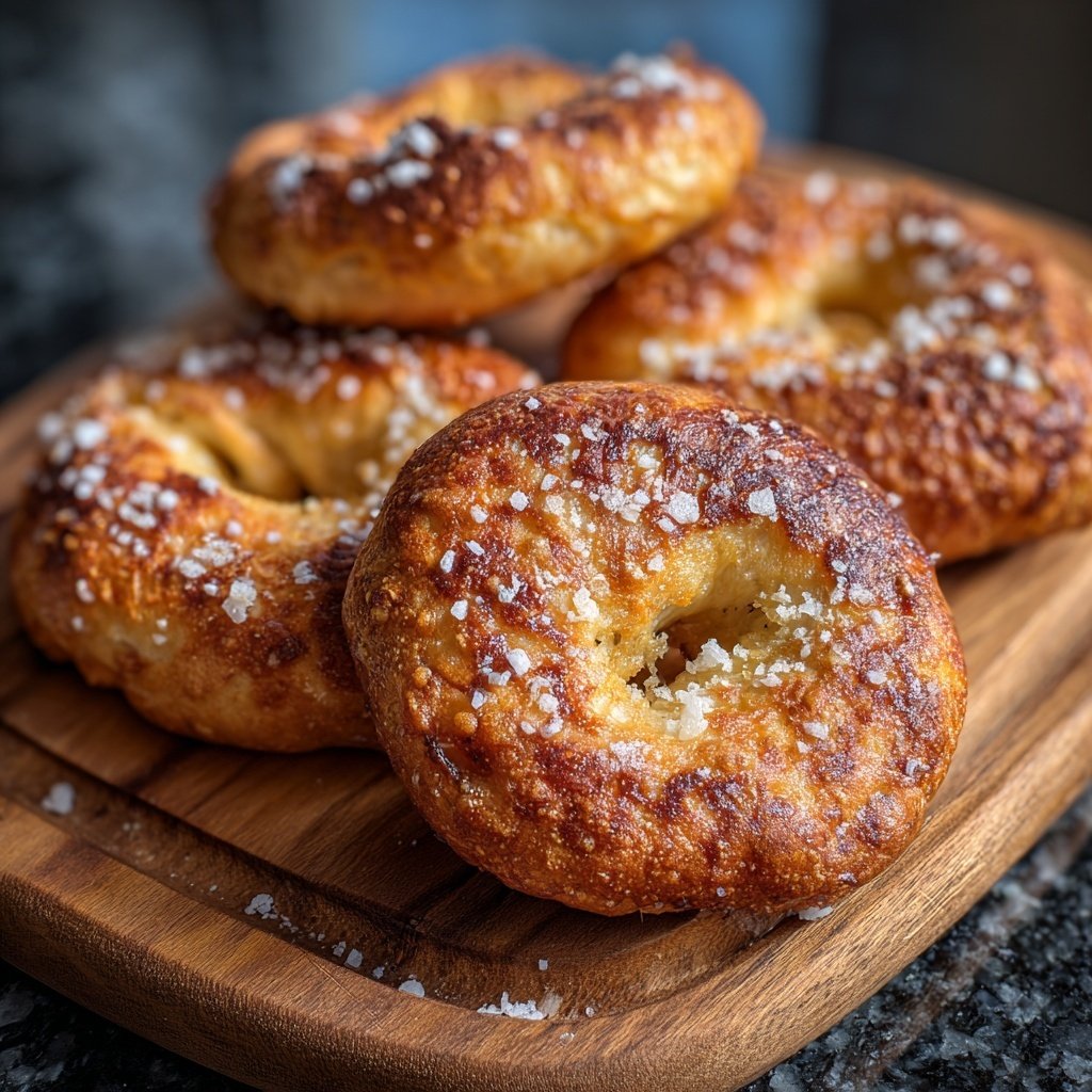 Two Ingredient Air Fryer Bagels