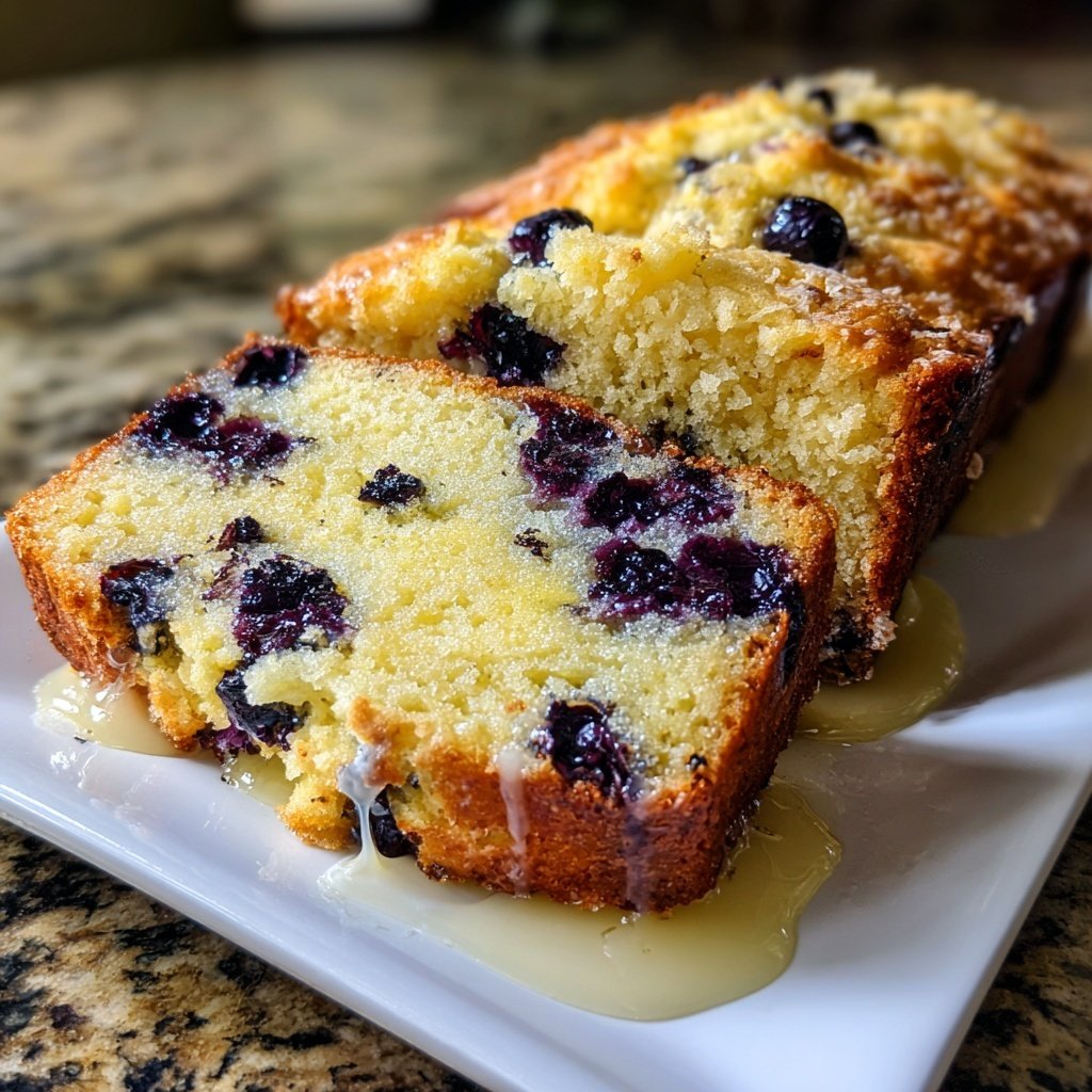 Lemon Blueberry Quick Bread