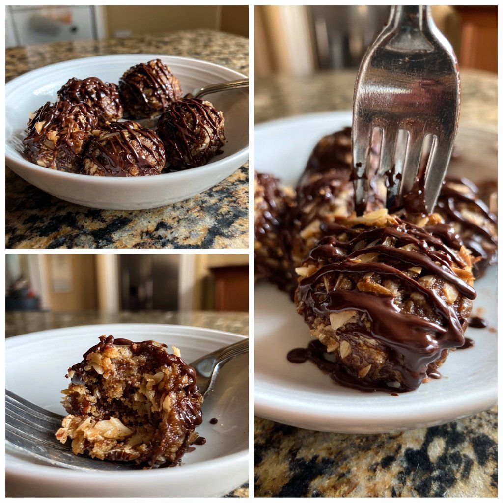 Chocolate Almond Coconut Bites