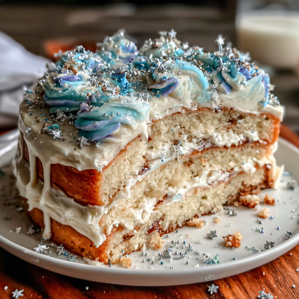 Simple Pisces Birthday Cake