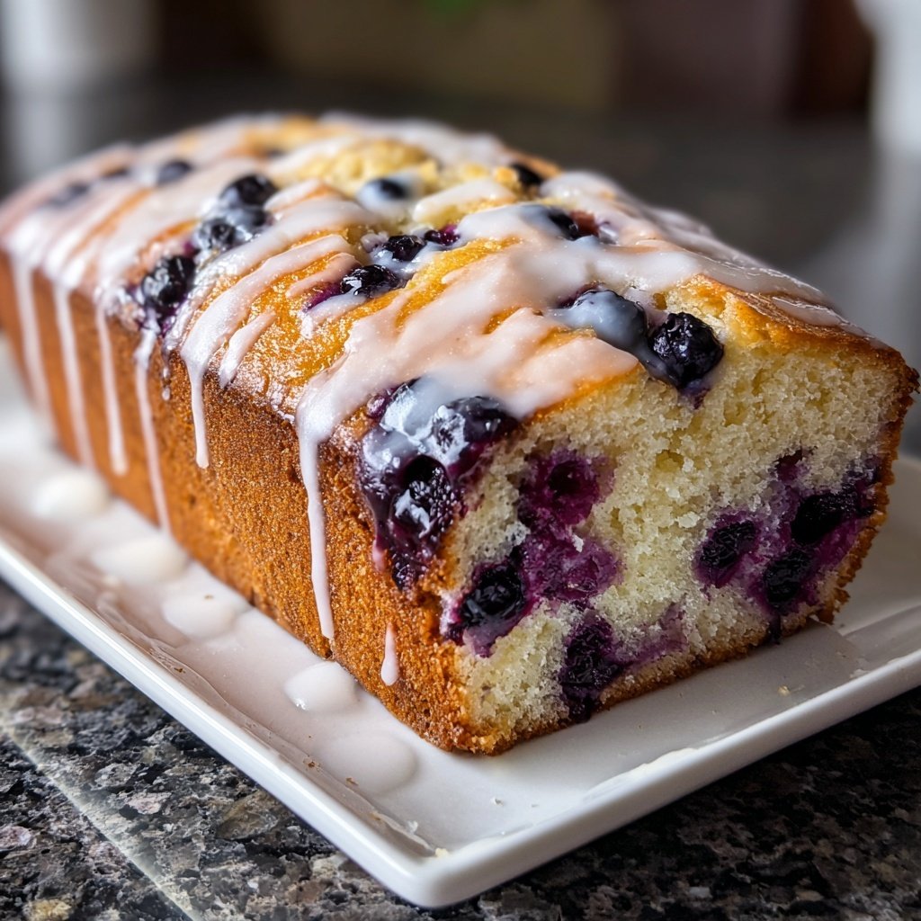 Blueberry Lemon Yogurt Bread