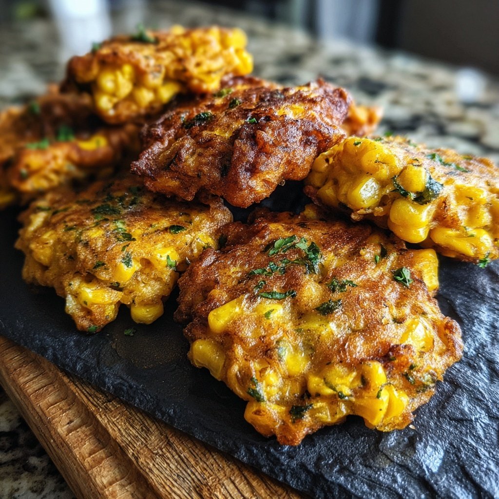 Jamaican Sweet Corn Fritters