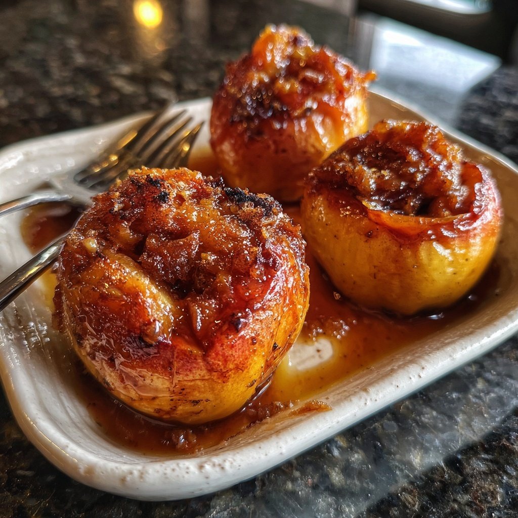 Honey Baked Apples with Cinnamon
