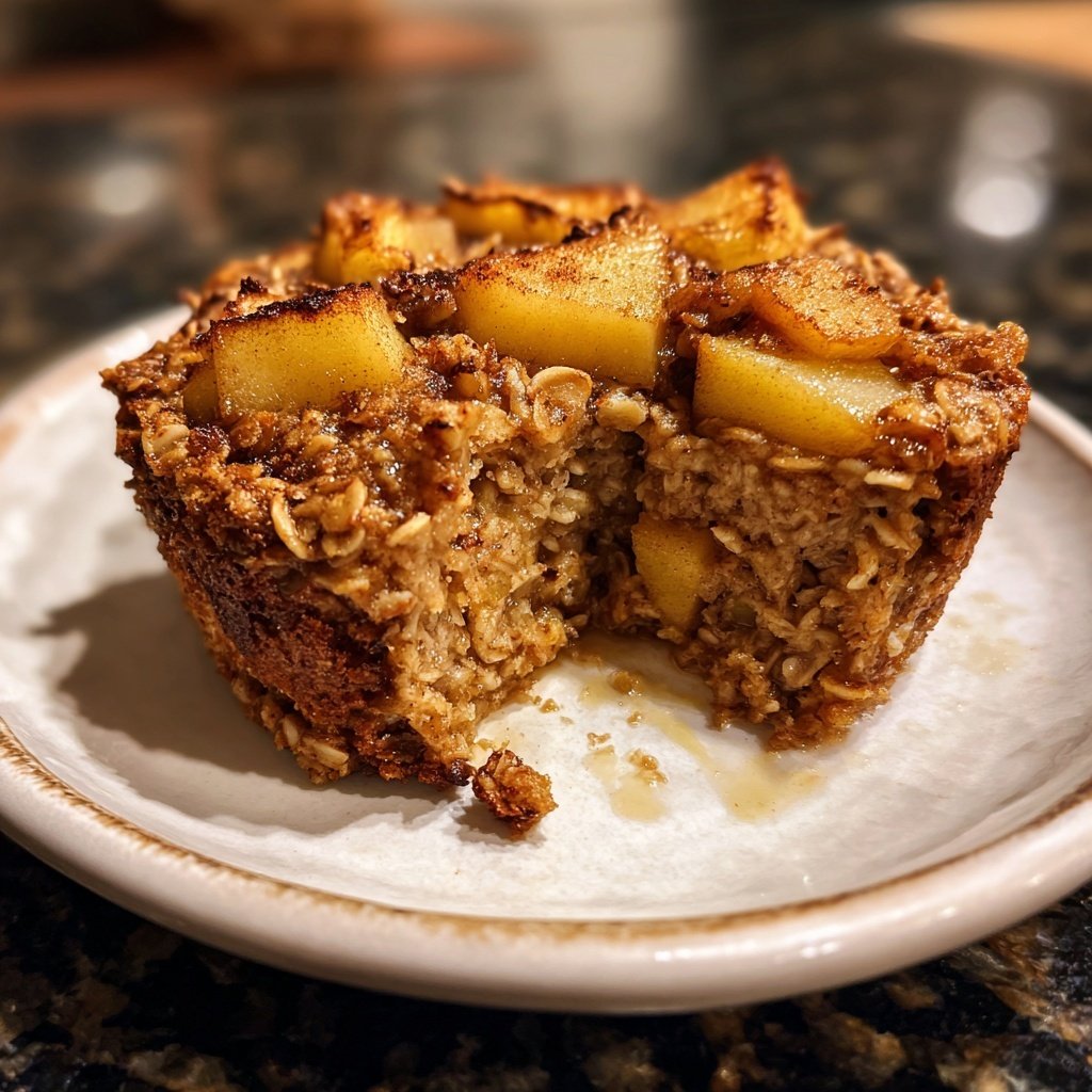 Baked Oatmeal With Apples And Cinnamon